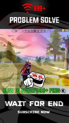 How to Fix 999+ Ping Problem in Free 🔥 | Best Network Issue Solution In Free Fire #shorts #freefire