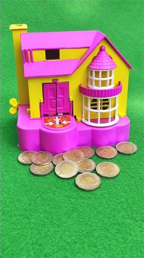 Surprise Gift House Bank 🎁🏠👉 Insert coin gift box pops 😳🎁(JV-1641)#cute