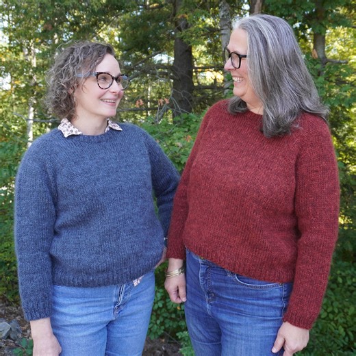 The Vanilla's Big Sister Sweater Pattern is Live! There's a new Shopcast out now to watch! We are so excited about it all! So if you go out, take your knitting! #Thewoollythistle #vanillasbigsistersweater | The Woolly Thistle