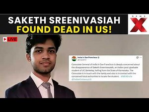 Saketh Sreenivasiah Death LIVE | Missing Indian Student Saketh Sreenivasiah Found Dead in US