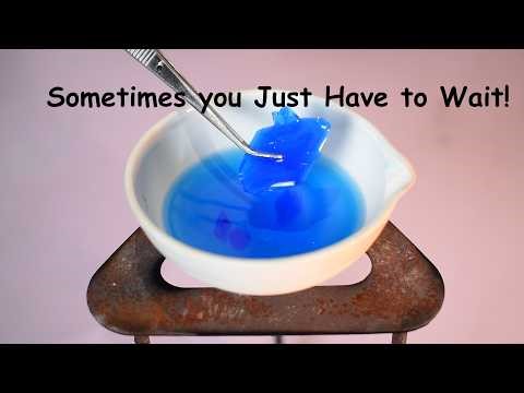 Supersaturation and Slow Cooling | Growing Large Copper Sulfate Crystals