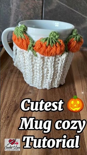 🎃 Everyone Wants This Pumpkin Mug Cozy! 😍 Quick & Cozy Crochet Project #crochetting