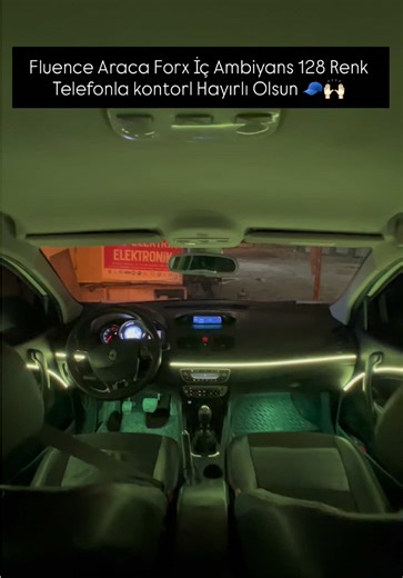 Uyumlu Araçlar için LED Işık Ambiyans Seti