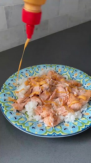 Emily Mariko Salmon Rice Bowl | Magic Bullet Air Fryer Recipe