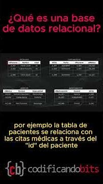 ¿Qué es una BASE DE DATOS RELACIONAL? (conceptos básicos en Ciencia de Datos)