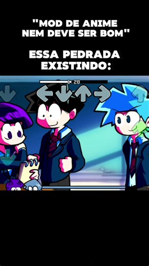 Mod de Friday Night Funkin' com temas de anime