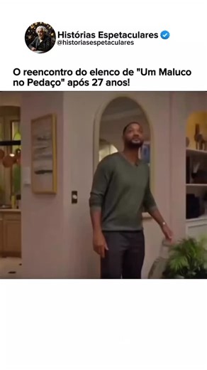 Histórias Espetaculares on Instagram: "Em Setembro de 2020, o elenco de 'Um Maluco no Pedaço' se reencontrava depois de 27 anos! O especial, intitulado "The Fresh Prince of Bel-Air Reunion", foi encomendado pela HBO Max e reuniu o elenco principal da série, incluindo Will Smith, Alfonso Ribeiro, Tatyana Ali, Karyn Parsons, Joseph Marcell, Daphne Maxwell Reid e DJ Jazzy Jeff. A ausência do querido James Avery, que interpretou o icônico Tio Phil, é profundamente sentida, já que o ator faleceu em 2