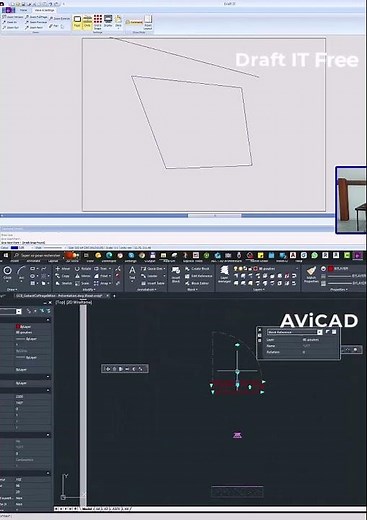 Draft IT Free vs AViCAD • Lequel Choisir ? | Draft IT Free vs AViCAD Short