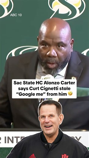 CBS Sports College Football on Instagram: ""Indiana coach, you Google me." 🤣 (🎥: ABC10)"