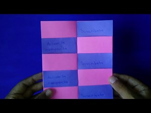 Origami - Carta con mensaje oculto de papel