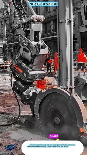 Innovation en matière d'équipement lourd: scies à roche pour excavatrices haute performance pour les