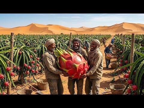 🎬 🚨 Impossible! They Cultivated Huge Dragon Fruit In The Barren Desert… The Results Are Unreal! 😱🐉