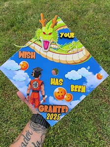 Dragon Ball Z Inspired Graduation Cap Designs