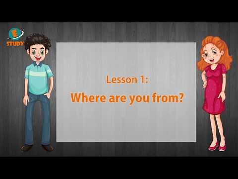 English conversation for beginners - Lesson 1: Where are you from?