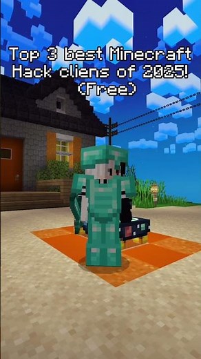 Top 3 (free) MC hack client #minecraft #viral #fyp