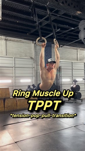 Justin Adams | Muscle Up Coach on Instagram: "🚨Comment OPENPREP for our Gymnastics Open Prep Program🚨 The Kipping Ring Muscle Up TPPT Method 💪🆙 What is TPPT 🧐 -Tension -Pop -Pull -Transition Each one of these steps builds on each other. Take it step-by-step on the low rings, then once you understand, build it HIGH! Use this idea to make your kipping ring muscle up so much better! PS if you NEED some @rapid.rings comment RAPID right now!!! —————— 💪 | Follow @rxgymnasticstraining 🚨Comment “