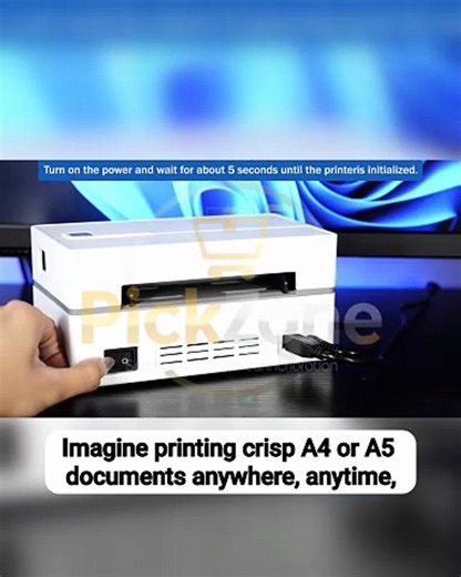 VEVOR Portable Bluetooth Inkless Printer | Print Without Ink Anywhere