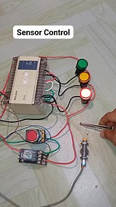 240K views · 2.2K reactions | Sensor light control with PLC connection . #electrician #relay #control #power #technician #switch #wiring #engineering #diy #electrical | Electricians Guide | Facebook