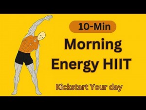 10-Min Morning HIIT 🌅 | Full Body Fat Burn | No Equipment | Kickstart Your Workday with Energy
