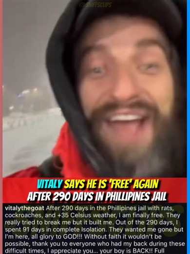 Vitaly Returns to Russia After 290 Days in Prison