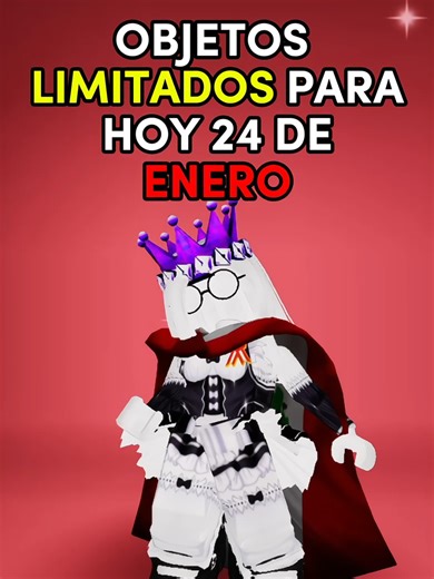 Objetos Limitados en Roblox - 24 de Enero