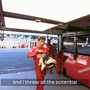 We're pretty sure the guys in the garage will forgive you, Charles Leclerc 👊 | F1