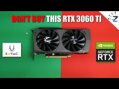 DO NOT BUY the 3060 Ti from Zotac - Twin Edge Non OC Review