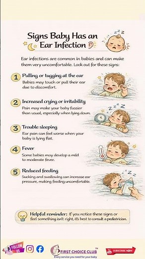 Signs Baby Has an Ear Infection 👶👂