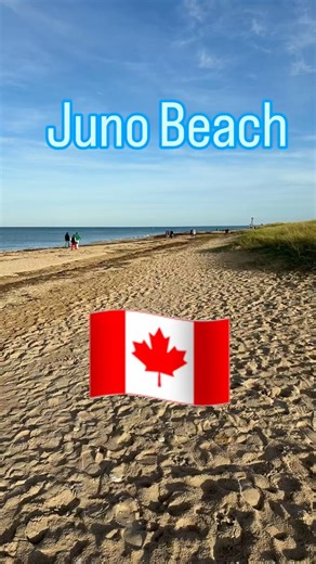 Walking the Sands of Juno Beach — A Quiet Moment of Remembrance 🇨🇦🌊