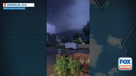 78K views · 1.1K reactions | TWISTER TERROR: Sirens blare as lightning illuminates nightmare-fuel tornado that left 3 dead in Enderlin, North Dakota over the weekend. Latest on the storm that lasted hundreds of miles: https://www.foxweather.com/weather-news/north-dakota-enderlin-tornado-100-mph-winds-bemidji-minnesota-damage | FOX Weather | Facebook