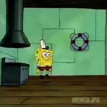 Spongebob Levitating and Glowing - Stan Twitter