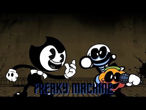 Friday Night Funkin Freaky Machine REMASTERED But Bendy Vs Skid And Pump Sings It (FNF COVERS)