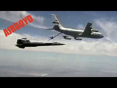 SR-71 Blackbird refueling in flight