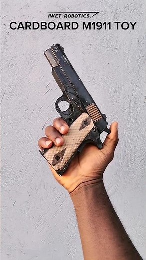 Cardboard M1911 Reload #cardboard #airsoft #guns #military #papergun