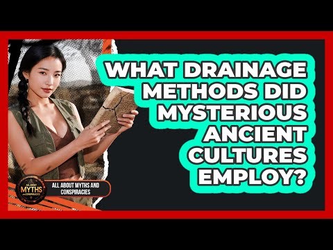 What drainage methods did mysterious ancient cultures employ?
