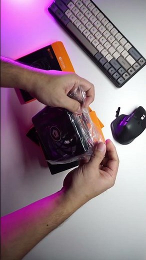 Id cooling slim fans for small Pc case #shorts