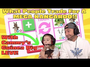 What People Trade For A MEGA KANGAROO!! Roblox Adopt Me Trading With Cammy's Guinea Pig!!