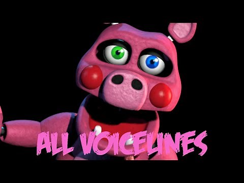 Pigpatch | All Voicelines with Subtitles | Ultimate Custom Night