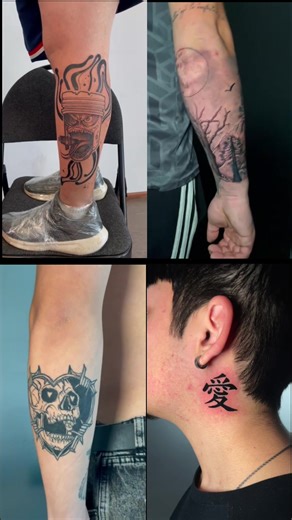 Aquí un poco de mis trabajos 🥷 si tiene una idea o algún tatuaje que quiera hacerse, háblame y creamos algo 🦾🫡#tatuajes #tattoo #tattooartist #tattooideas #tiktokviral #tattoart #tatuajesentiktok