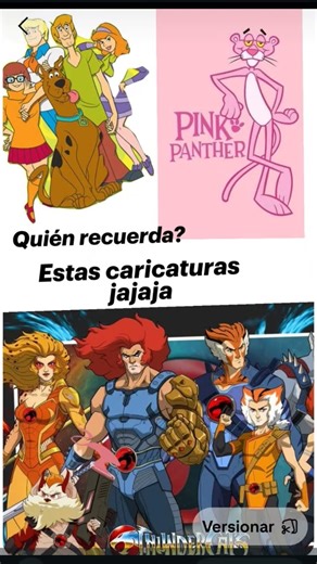 Quién recuerda a la pantera rosa y las otras caricaturas. Un rato de relax.