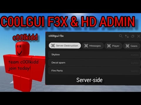 c00lgui F3X & HD ADMIN. [Script na descrição]