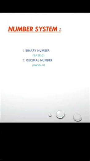 Computer Number System #numbersystem ,#computer,#education ,#viral,#tech ,#ytviral