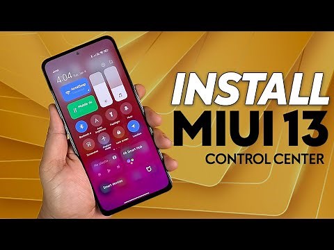 🔥Install MIUI 13 CONTROL CENTER | Download Now !!!