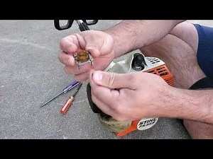 Changing a Primer Bulb on a Stihl FS55R