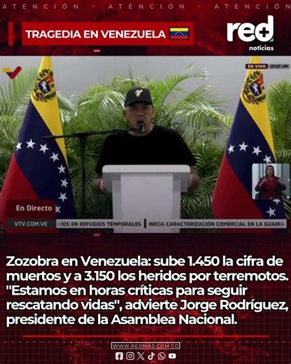 Venezuela in critical hours: the numbers continue to rise and the search for survivors continues