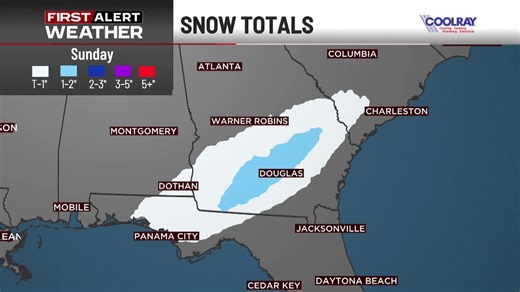 First Alert Weather: Sunday snow chances continue to diminish for metro Atlanta