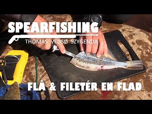 Rens, flå og filetér en flad