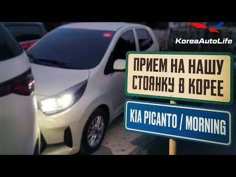 Прием KIA Picanto / Morning Signature на нашу стоянку в Корее