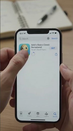 App store IPhone Baldis Basics Classic remastered