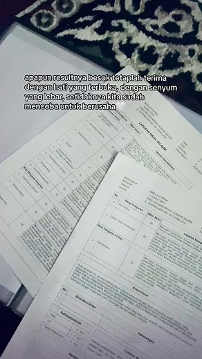 Nilai Rapot Besok? Terima dengan Hati Terbuka dan Senyum